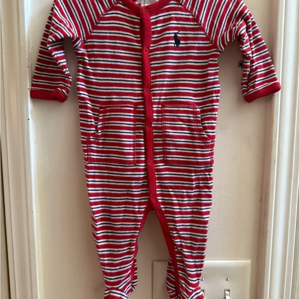 Ralph Lauren Footed Romper